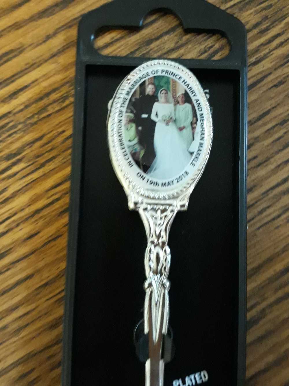 Harry And Meghan Markle Royal Commemorating Collector's Spoon - Silver